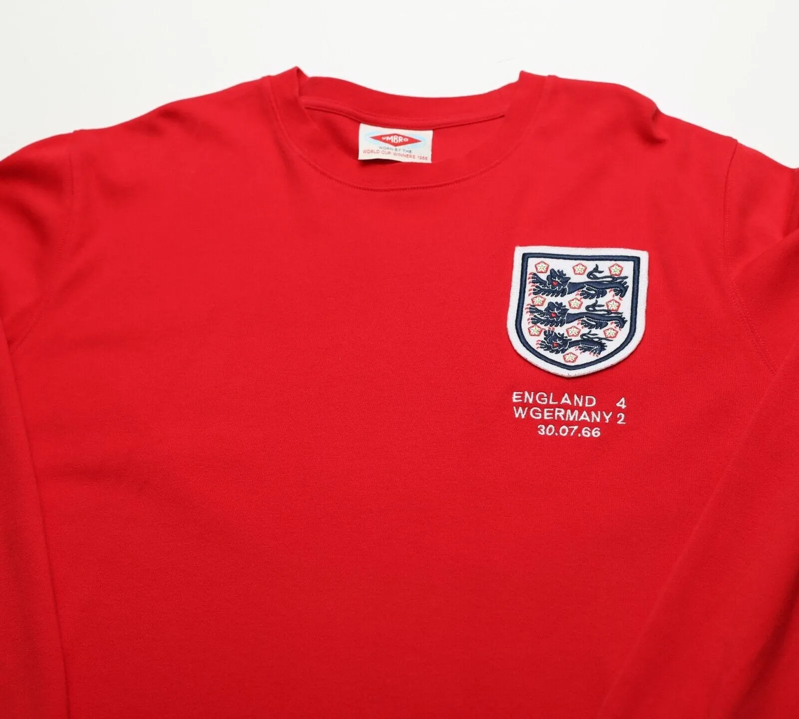 1966 Bobby MOORE #6 England Vintage Umbro Away LS Football Shirt (XL) West Ham