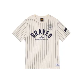 Alpha Industries X Atlanta Braves Striped T-Shirt