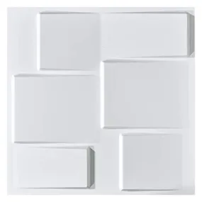 Art3d Architectural 3D Wall Panels Textured Design Art Pack of 12 Tiles 32 Sq Ft