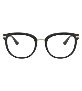 Bvlgari Women Black Cat-Eye Optical Frame