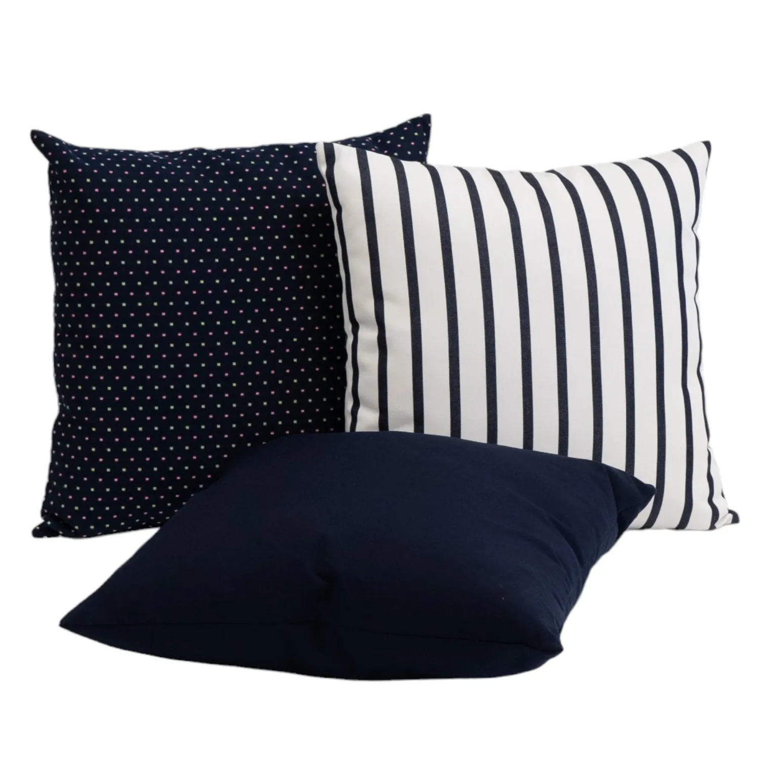 Coastal Blues 20" Outdoor Toss Pillow Set