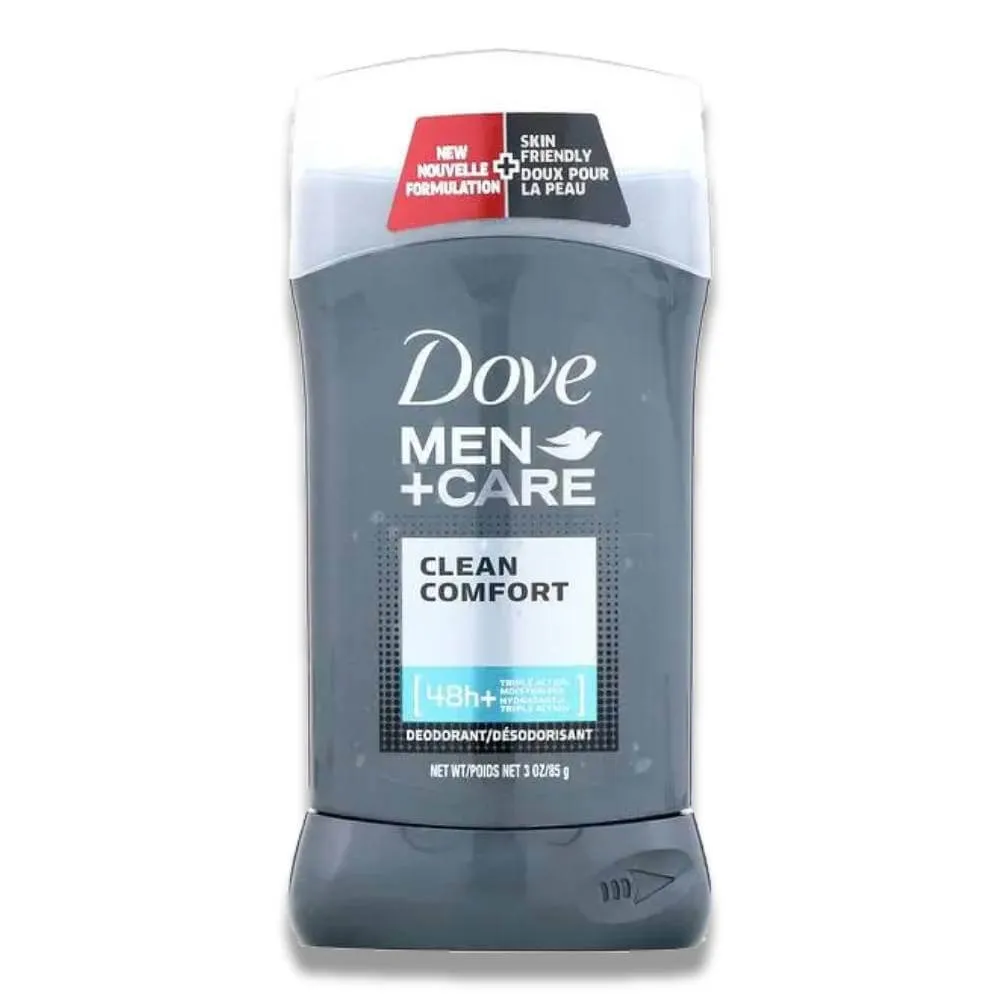 Dove Men   Care, Deodorant Solid, Clean Comfort  3 Oz - 12 Pack