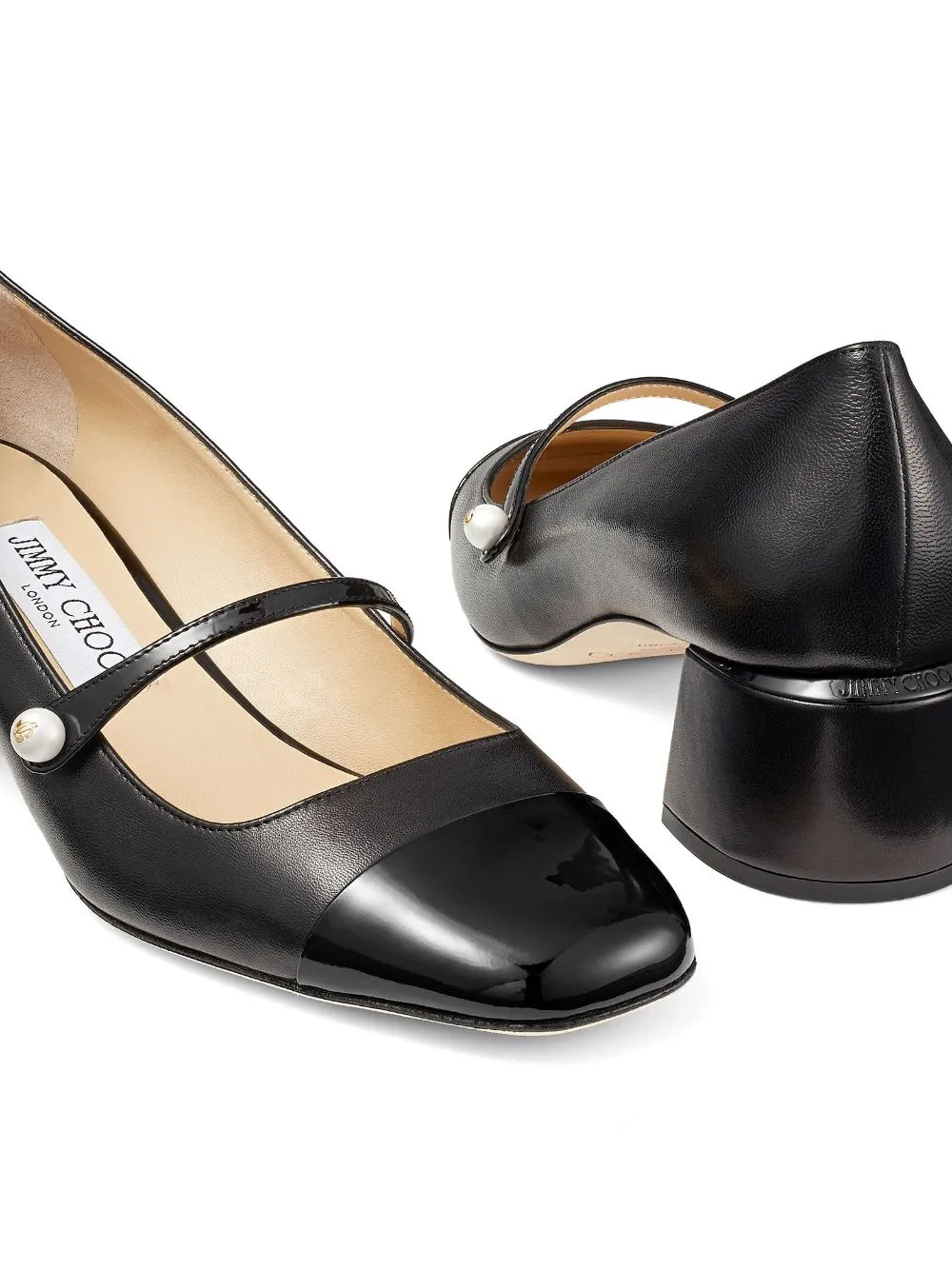 ELISA 45 PATENT LEATHER PUMPS