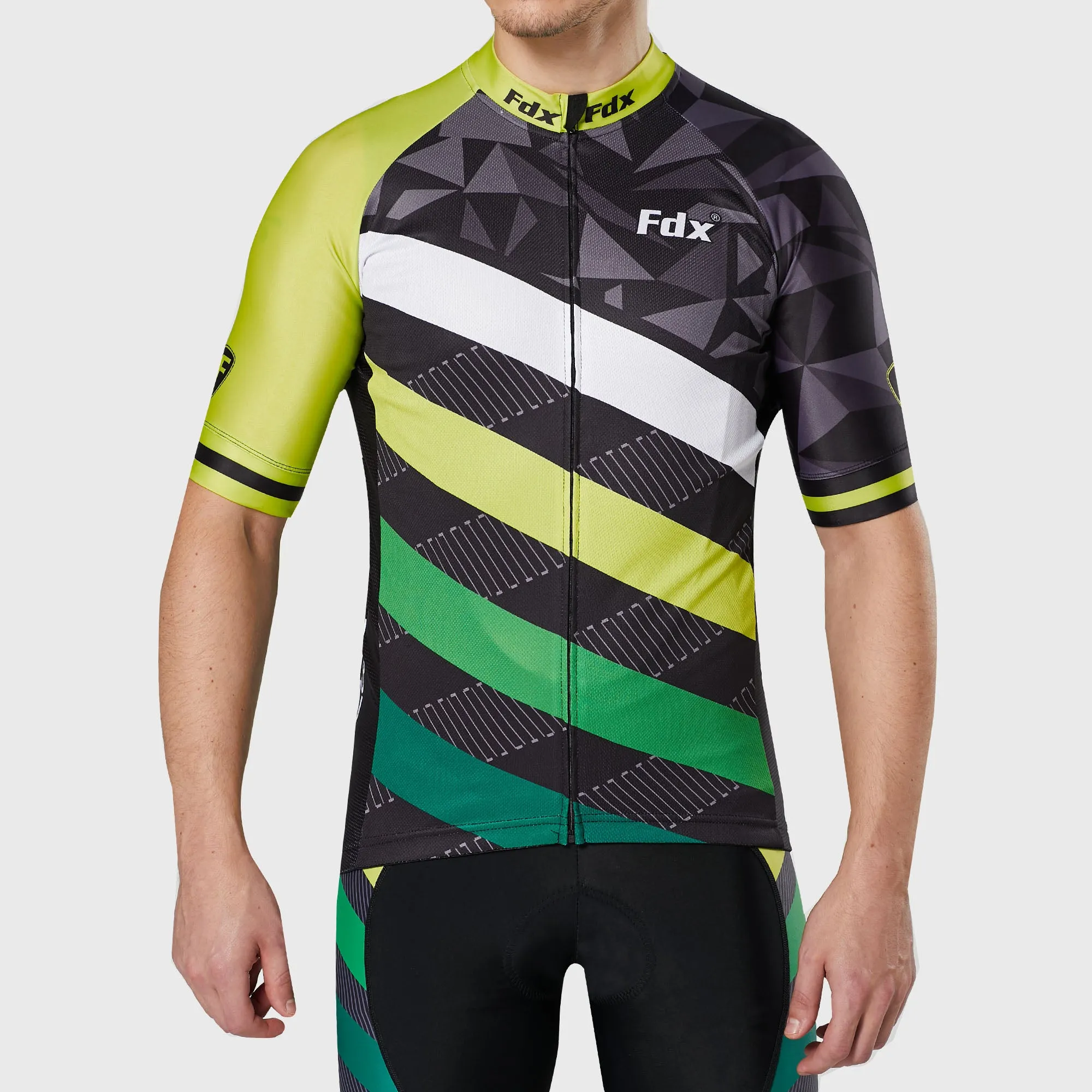 Fdx Equin Yellow Men's & Boy's Short Sleeve Summer Cycling Jersey