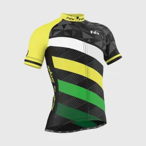 Fdx Equin Yellow Men's & Boy's Short Sleeve Summer Cycling Jersey