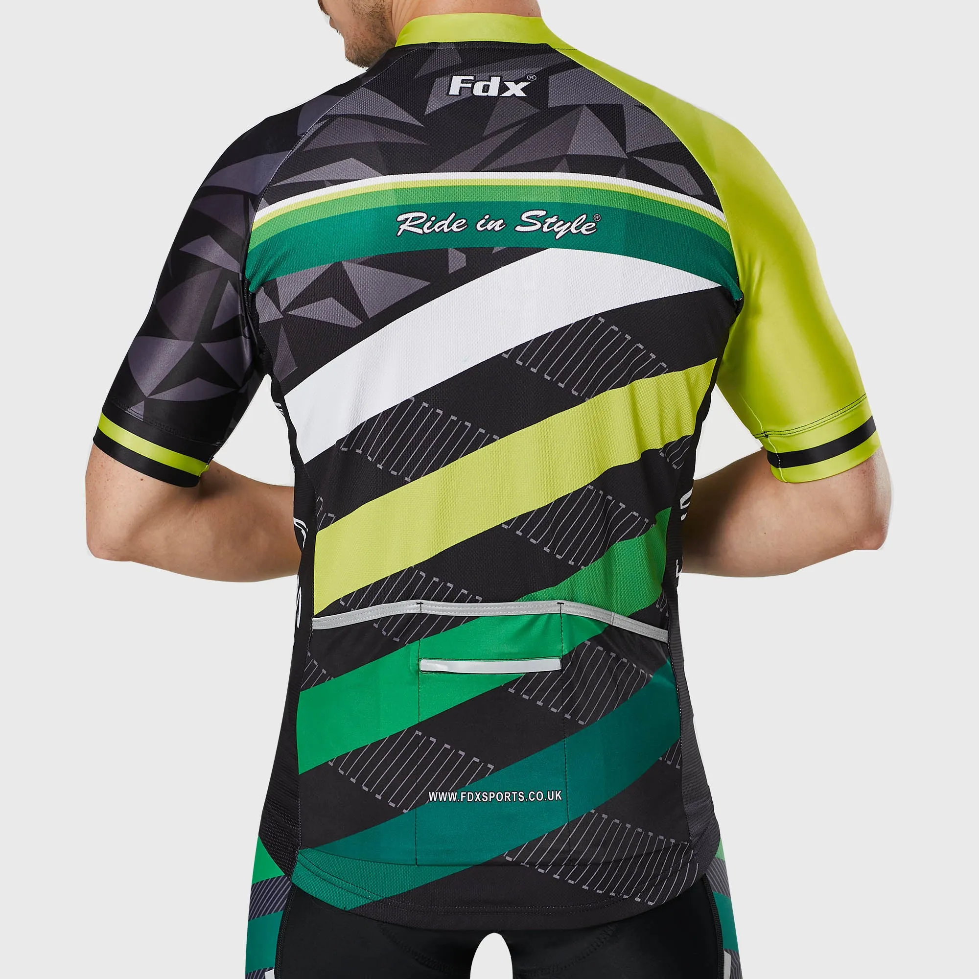 Fdx Equin Yellow Men's & Boy's Short Sleeve Summer Cycling Jersey