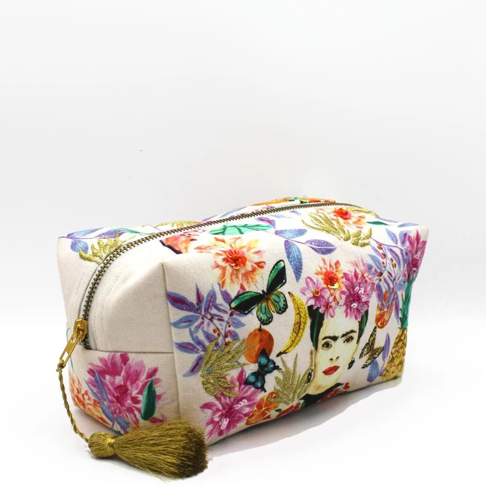 Frida Kahlo Fruit Cosmetic Bag