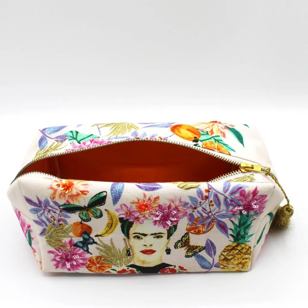 Frida Kahlo Fruit Cosmetic Bag