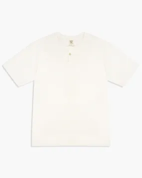 Jackman Henley Neck Tee - White