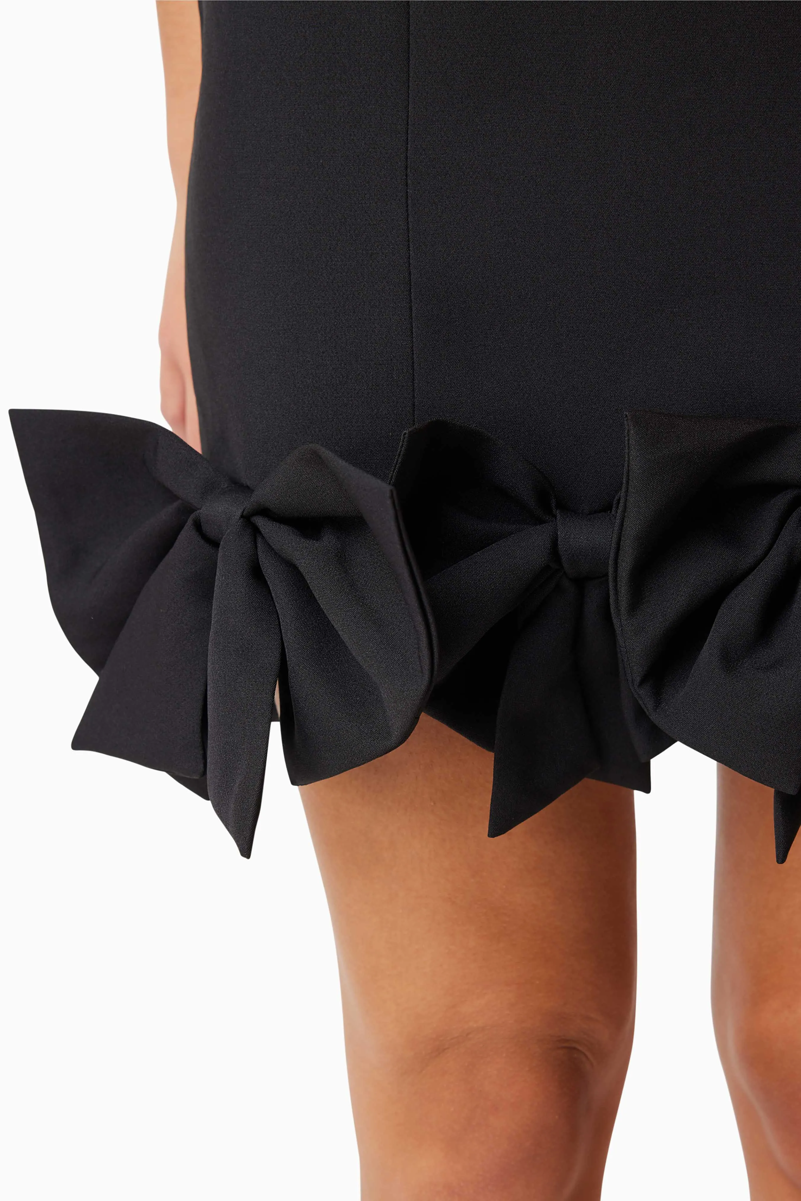 Kennedy Mini Bow Dress In Black