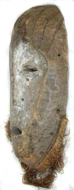 Lega  Mask with Striped Scalp