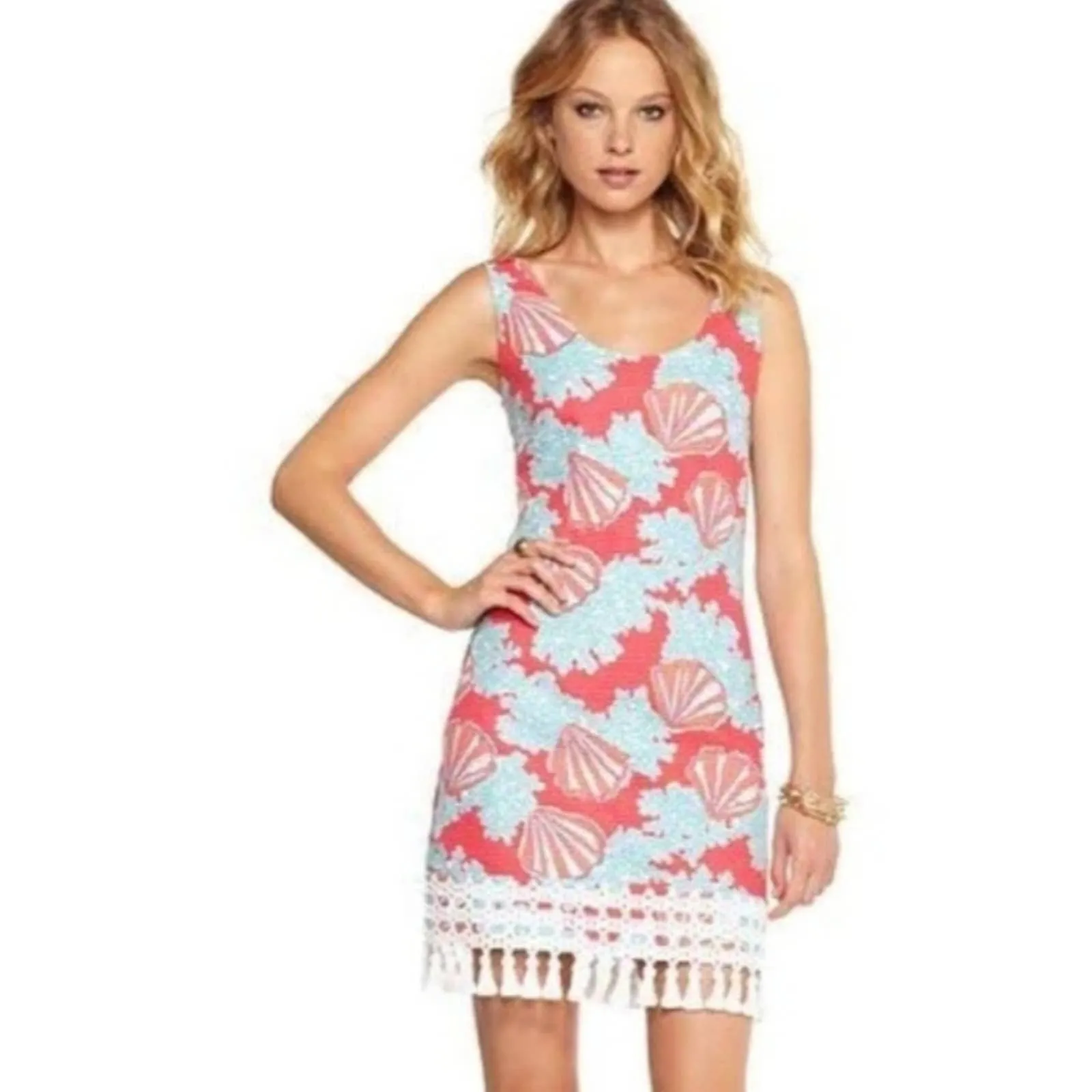 Lilly Pulitzer Thompson Shift Dress in Watermelon Coralina