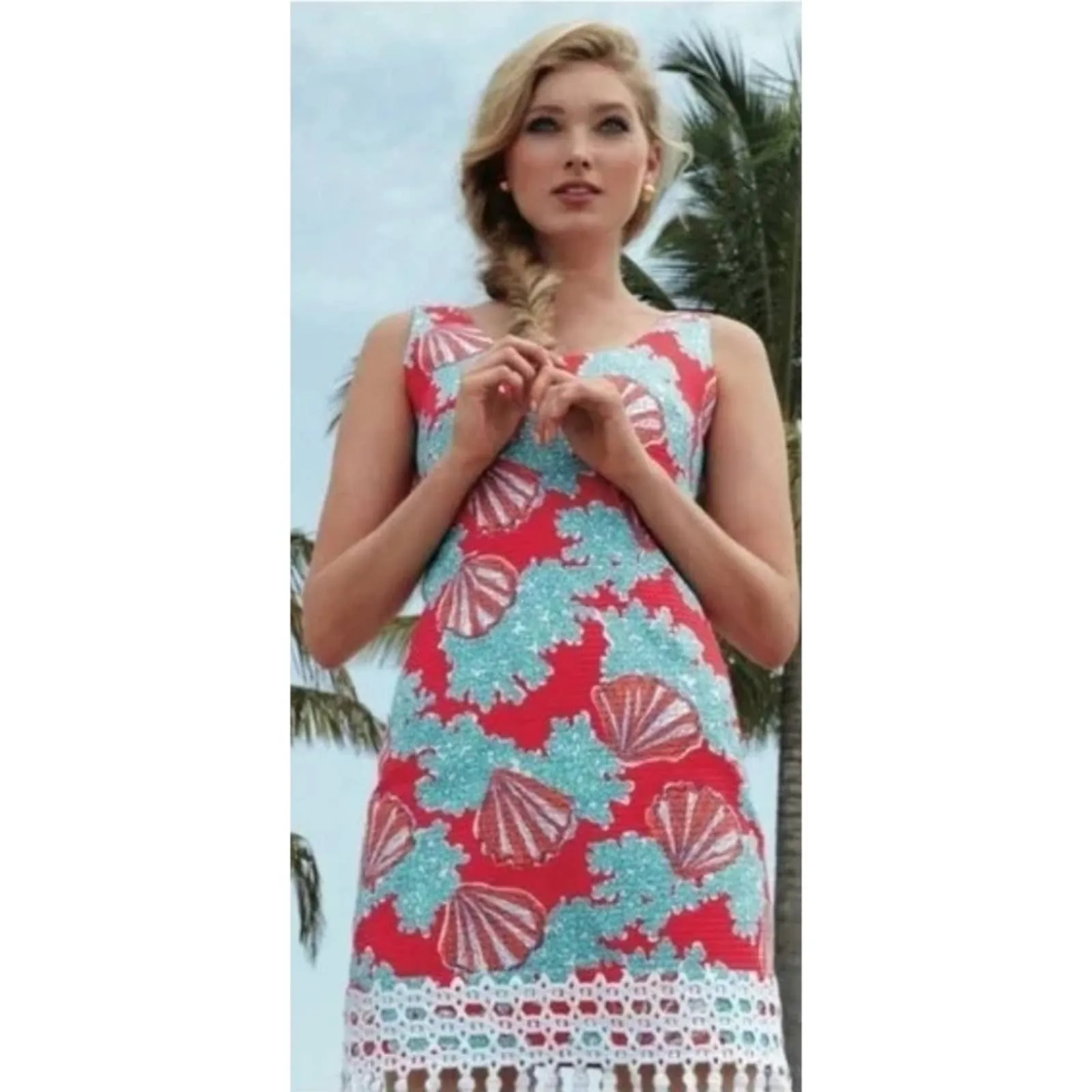 Lilly Pulitzer Thompson Shift Dress in Watermelon Coralina