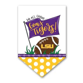 LSU Tigers We All Cheer Garden Flag