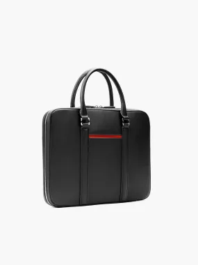 Manhattan Slim Leather Briefcase