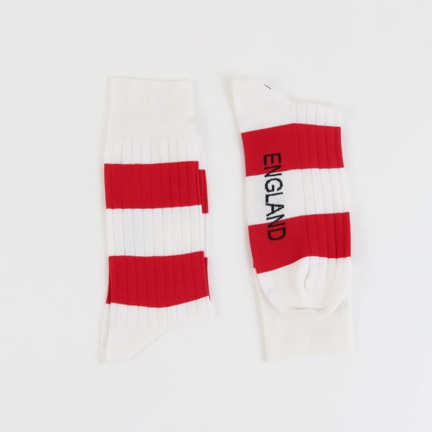 Men's England Striped Cotton Socks