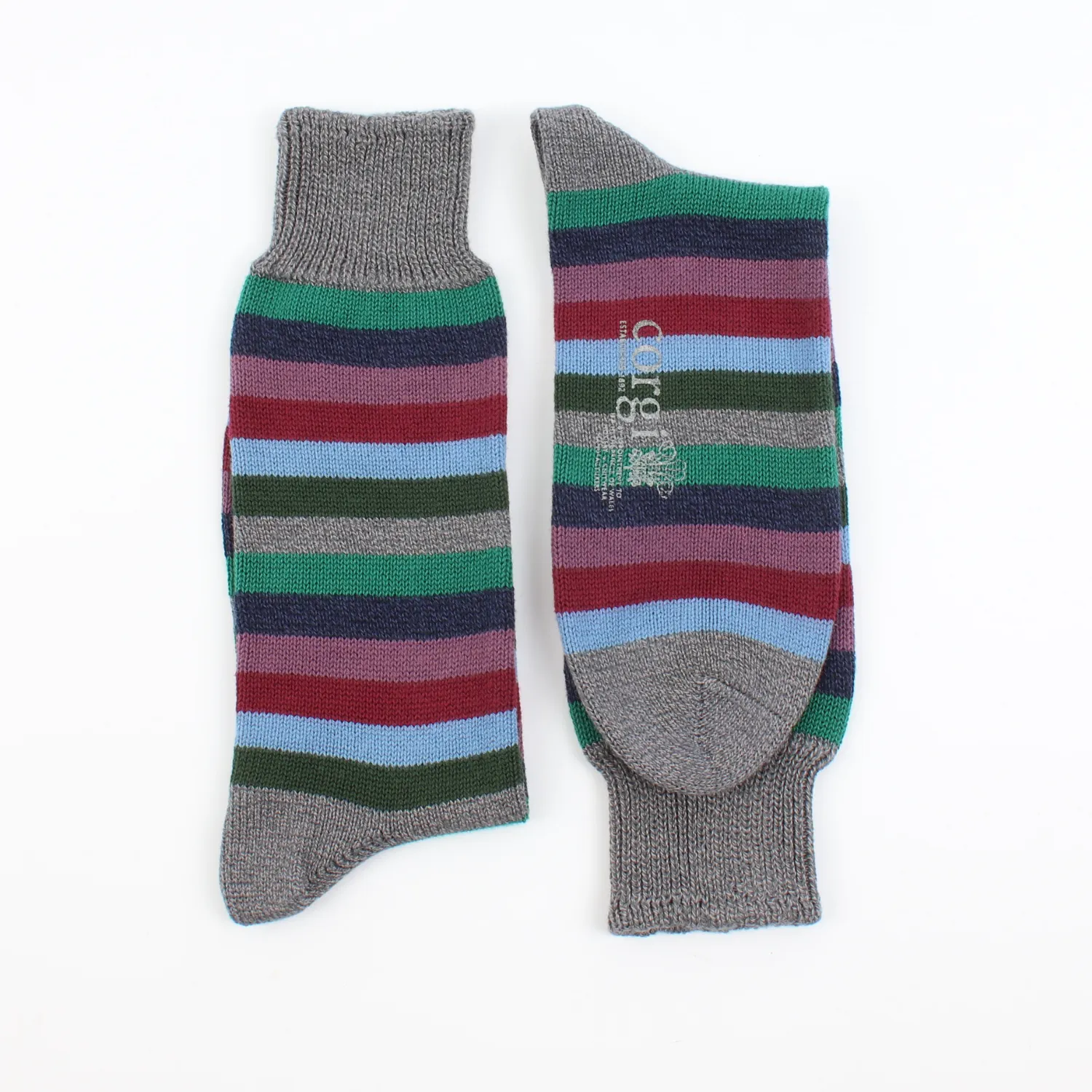 Men's Signature Stripe Pure Cotton Boot Socks