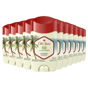 Old Spice Men's Fiji with Palm Tree Antiperspirant & Deodorant 2.6 oz -12 pack