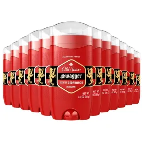 Old Spice Red Collection Swagger Deodorant for Men 3  oz - 12 Pack