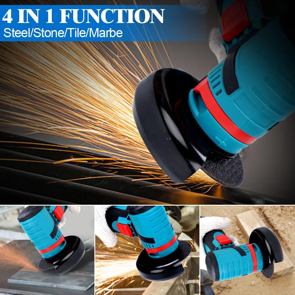 ONEVAN 12V 500W Cordless Mini Brushless Angle Grinder