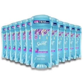 Secret - Clear Gel Lavender Antiperspirant & Deodorant - 2.6 Oz - 12 Pack