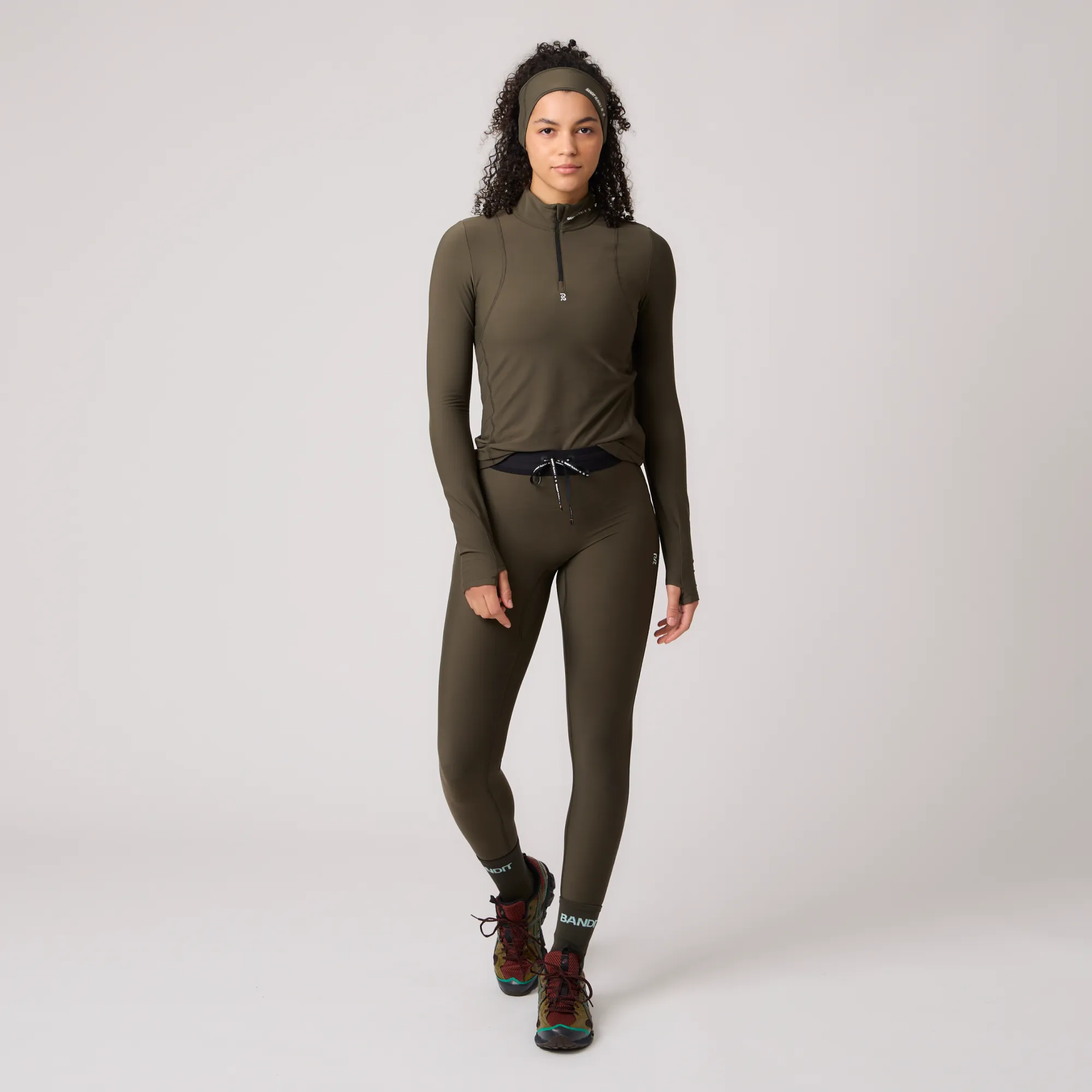 SoftSpeed™️ Cold Weather Run Tight - Women's, Olive