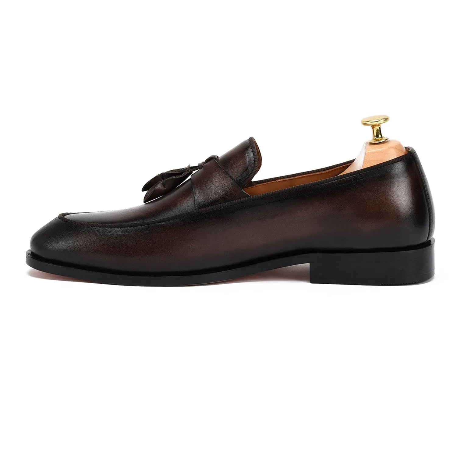 Spanish Tassel Coffee Loafers