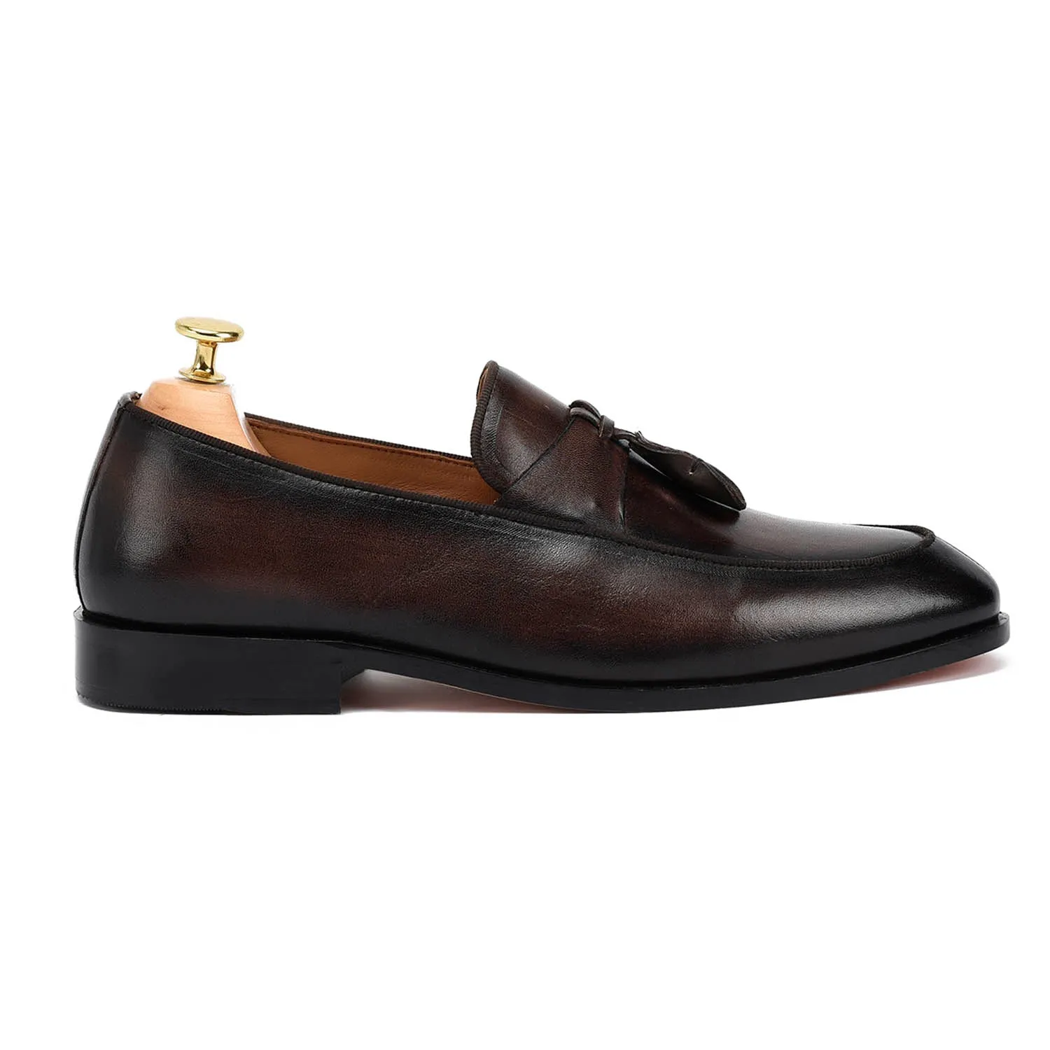 Spanish Tassel Coffee Loafers