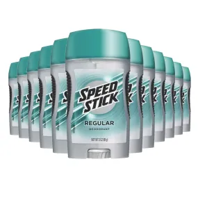 Speed Stick  Antiperspirant Deodorant, Regular  3.0 oz - 12 Pack