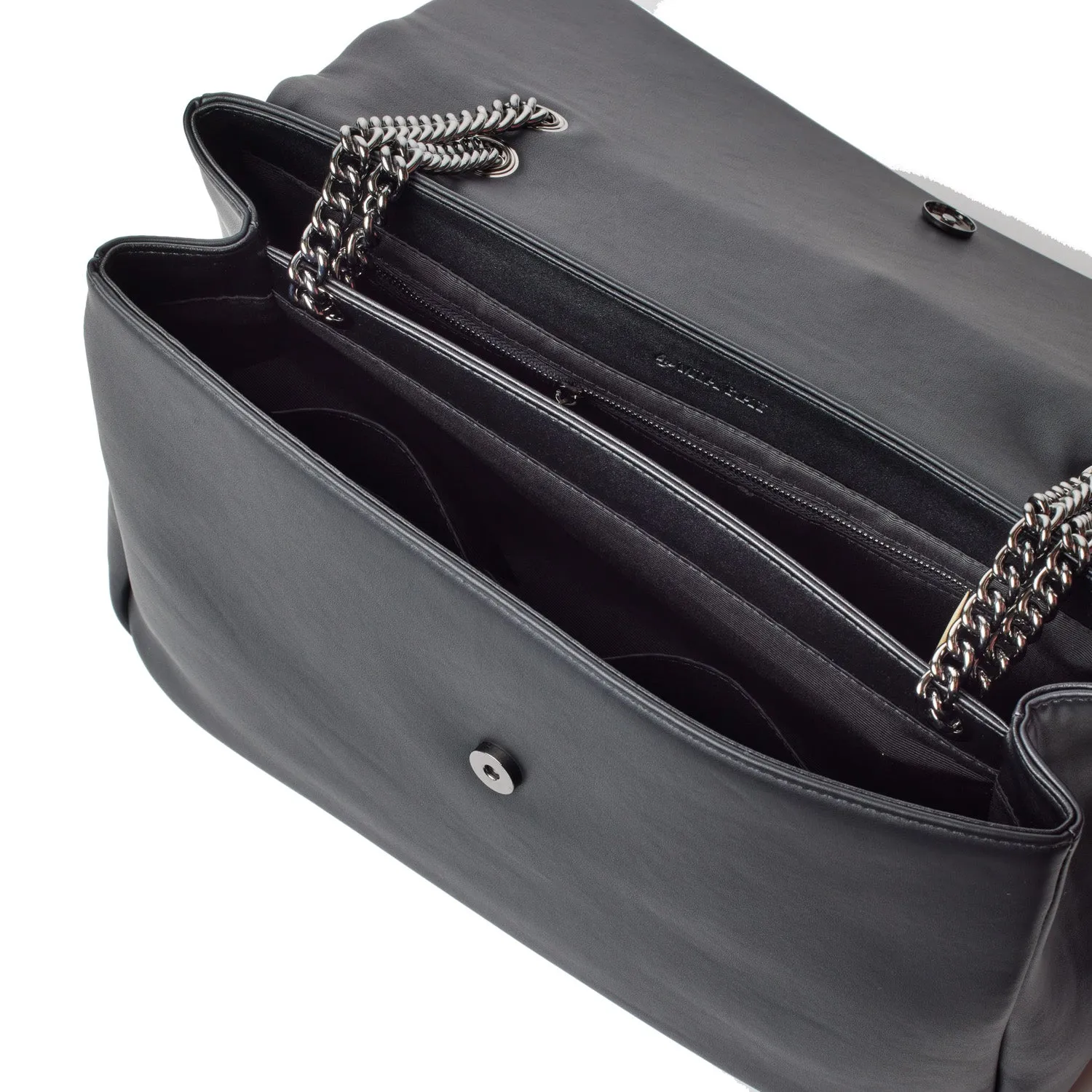 STANDARD LARGE CLASSIC FLAP BAG MATTE BLACK