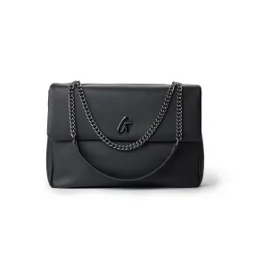 STANDARD LARGE CLASSIC FLAP BAG MATTE BLACK