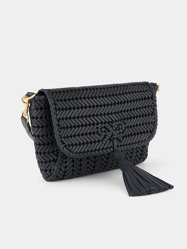 The Neeson Tassel Shoulder Bag in Marine