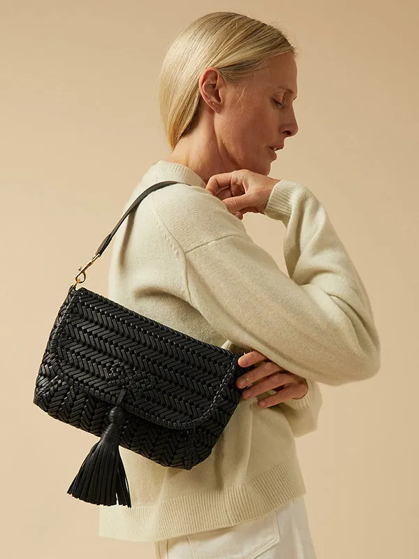 The Neeson Tassel Shoulder Bag in Marine