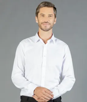 Ultimate White Long Sleeve Shirt Slim Fit 1908L